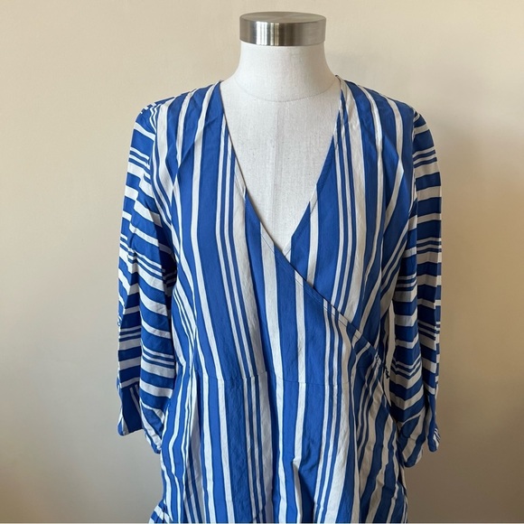 Chinti & Parker stripe parasol woven dress no belt 17627 - Picture 4 of 9